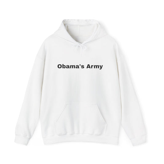 Obama's Army Hoodie — 'Freedom and Justice for All' Graphic Political Sweatshirt