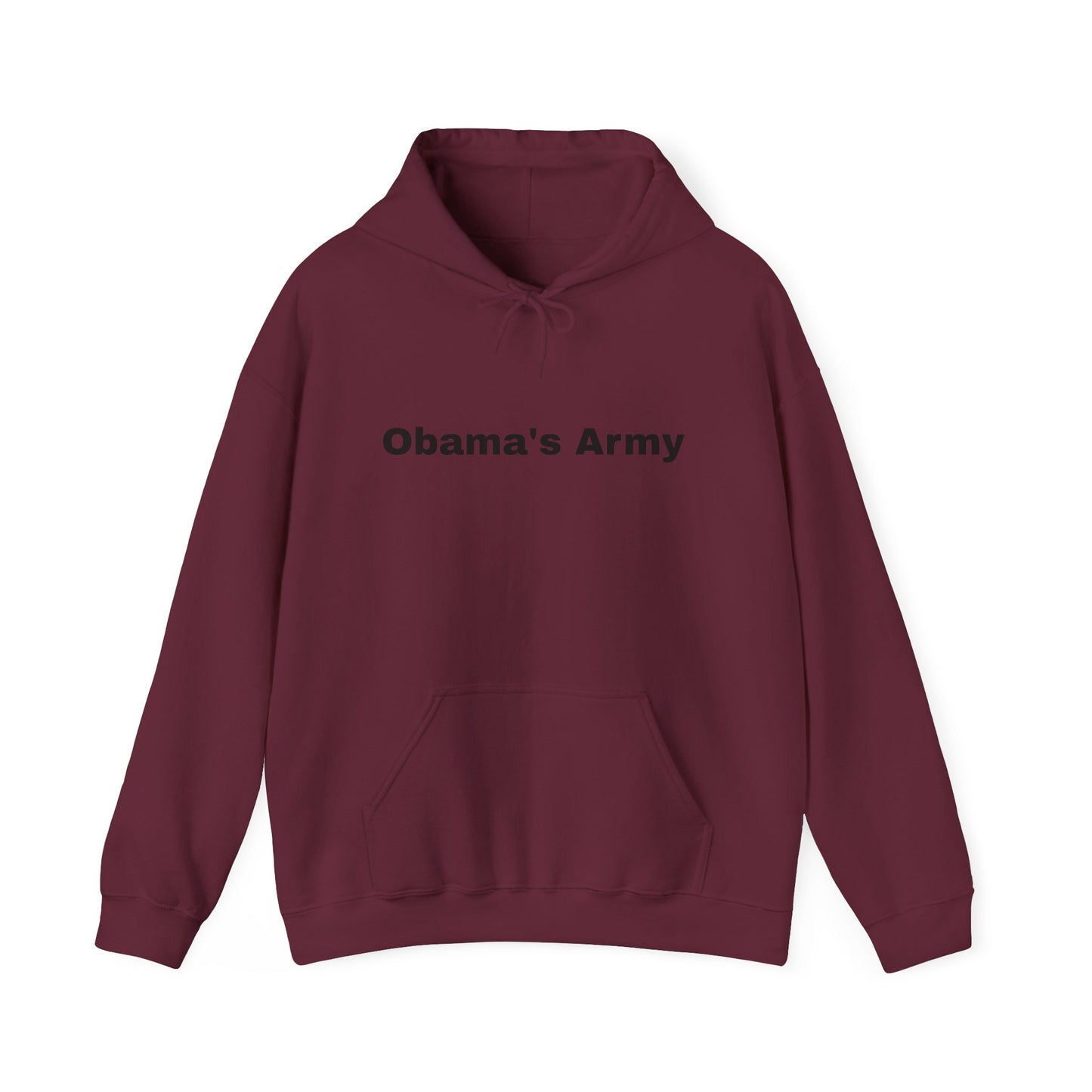 Obama's Army Hoodie — 'Freedom and Justice for All' Graphic Political Sweatshirt