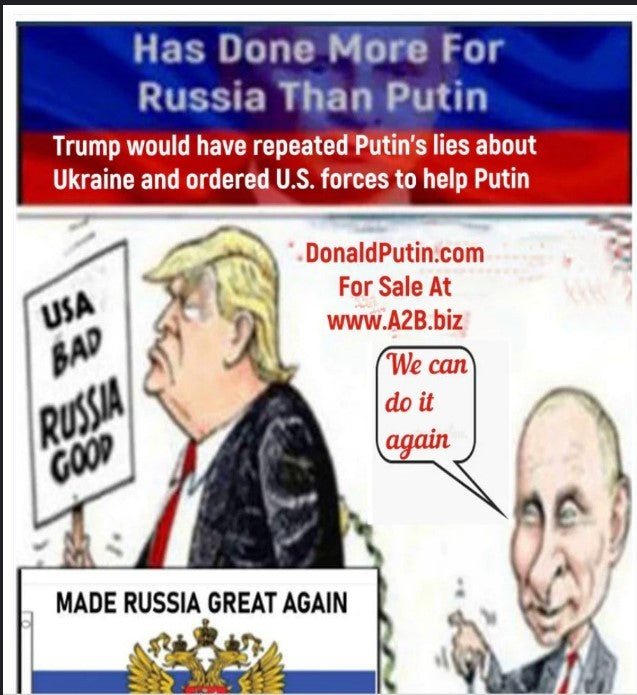 DonaldPutin.com  $6,995   OBO/Offering Seller Financing - The Cat and Cock Shop