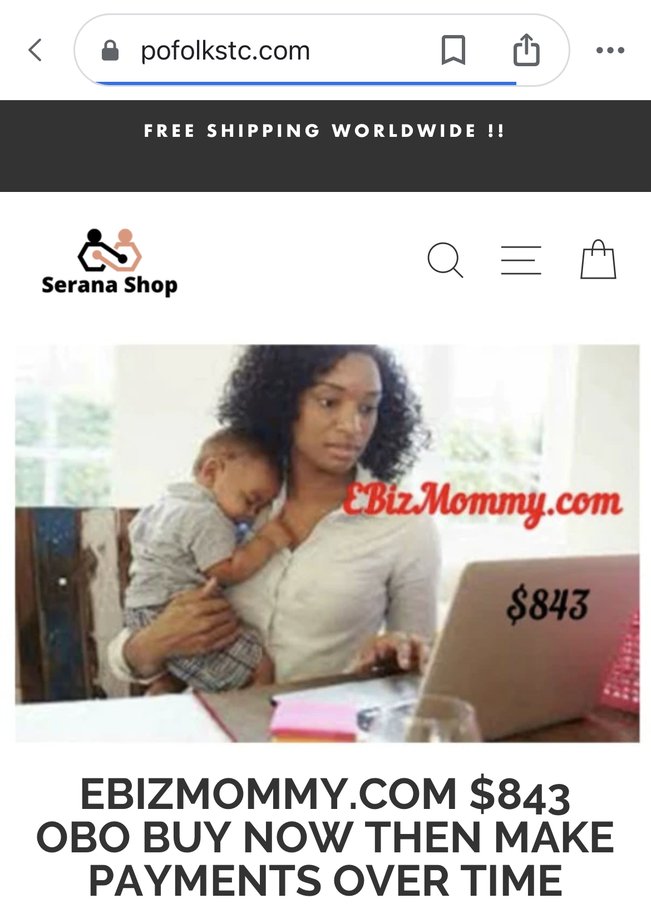 EBIZMOMMY.COM   $843  Domain Name Consignment collection