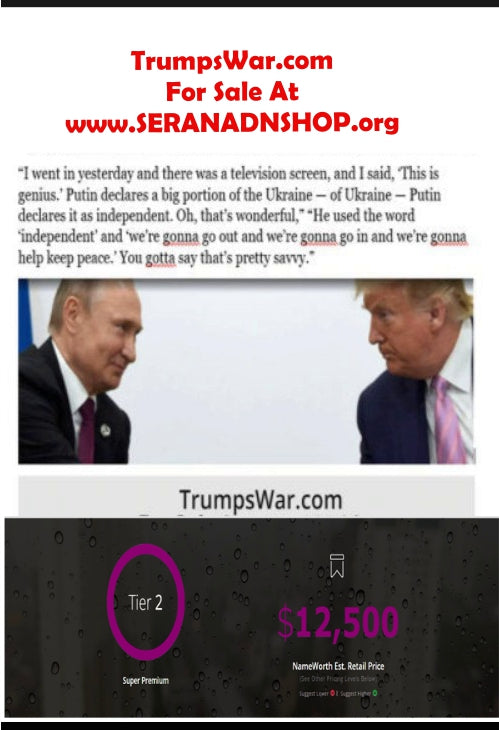 TrumpsWar.com     Domain Name Consignment collection -   Auction